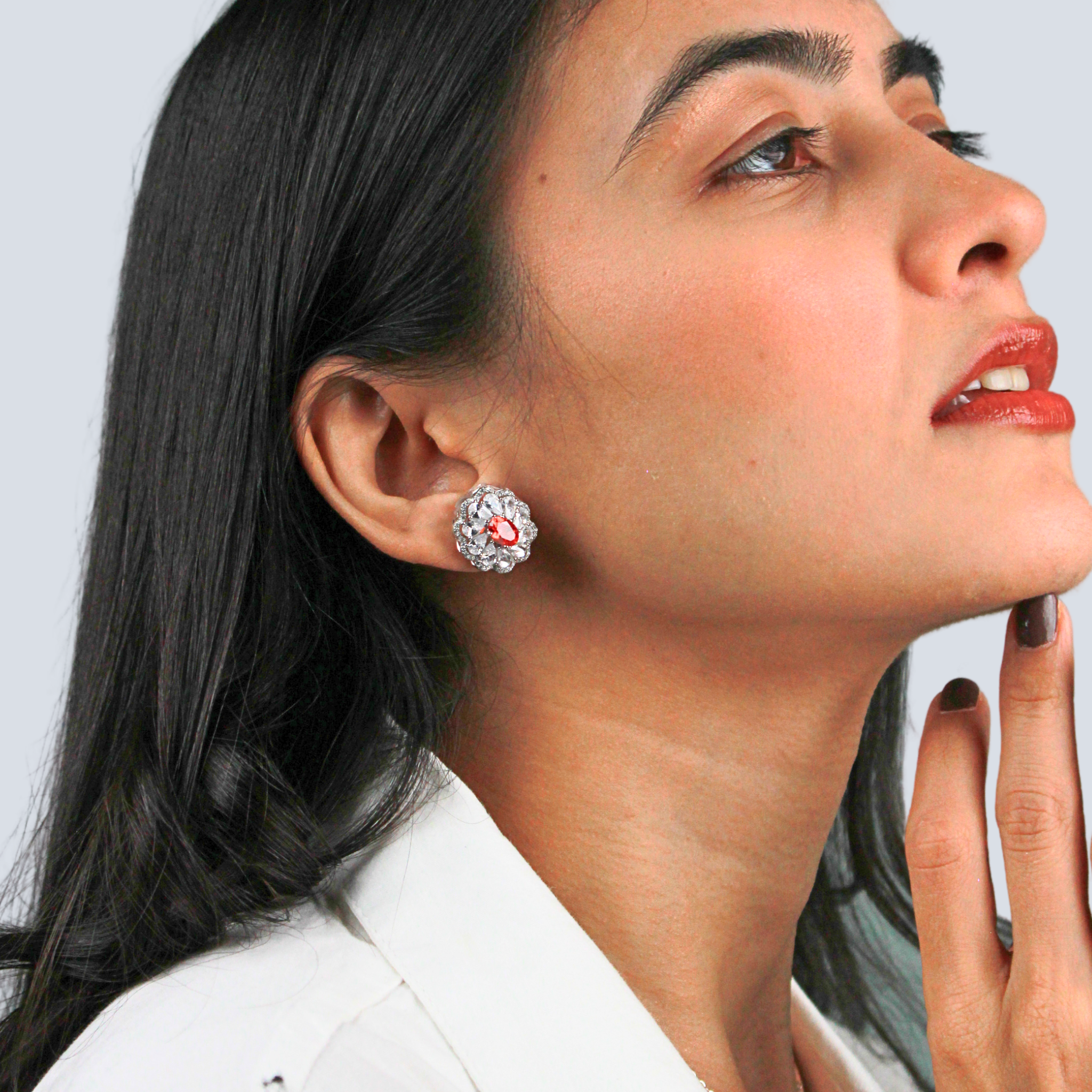 Crimson Earrings