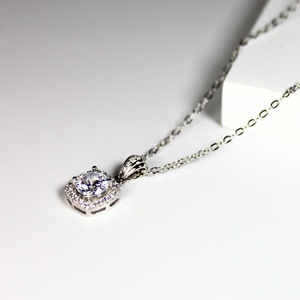 Lustrella Sterling Silver Necklace, High-Shine & Elegant, Luxury Finish