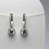925 Sterling Silver Luxora Earrings, Luxury Statement Earrings, Hypoallergenic & Tarnish-Free, Elegant Silver Jewelry