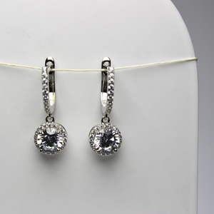 925 Sterling Silver Luxora Earrings, Luxury Statement Earrings, Hypoallergenic & Tarnish-Free, Elegant Silver Jewelry
