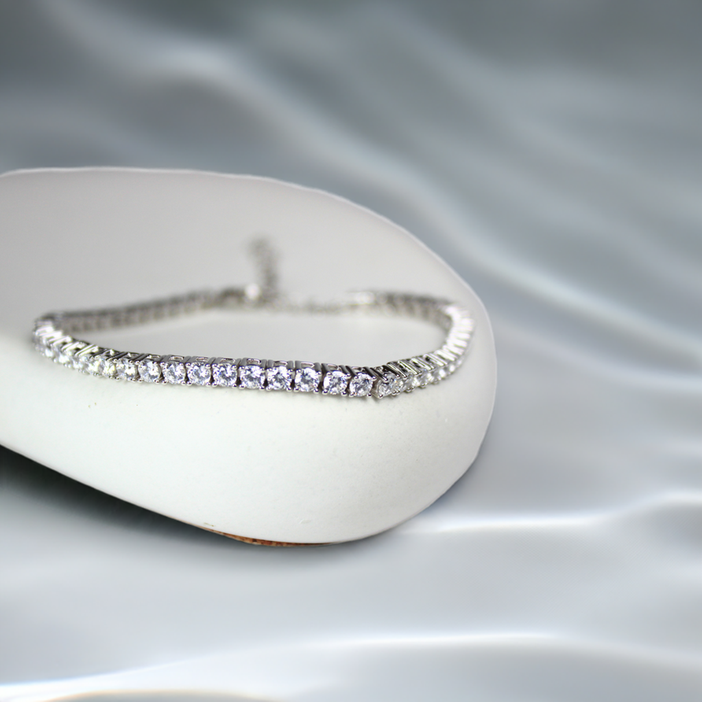 Tennis Silver Bracelet