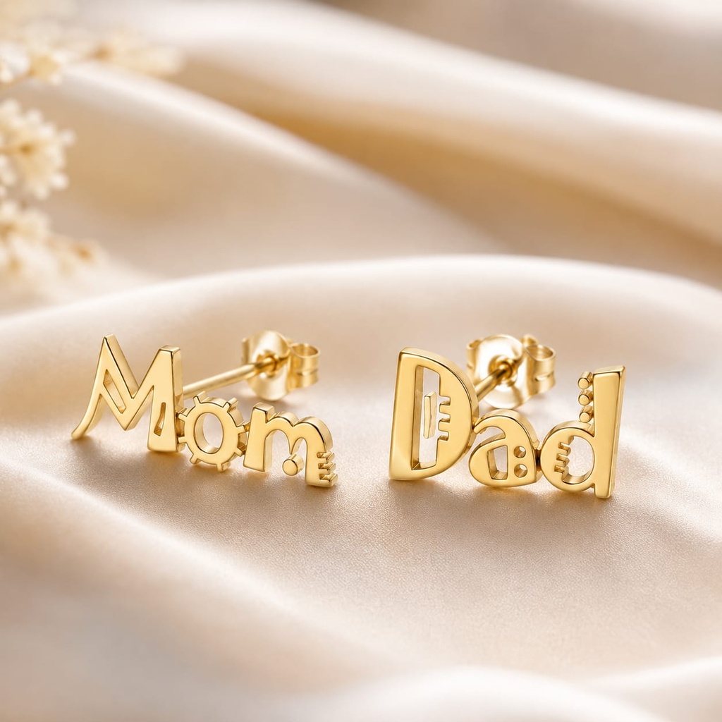 Mon And Dad Earring